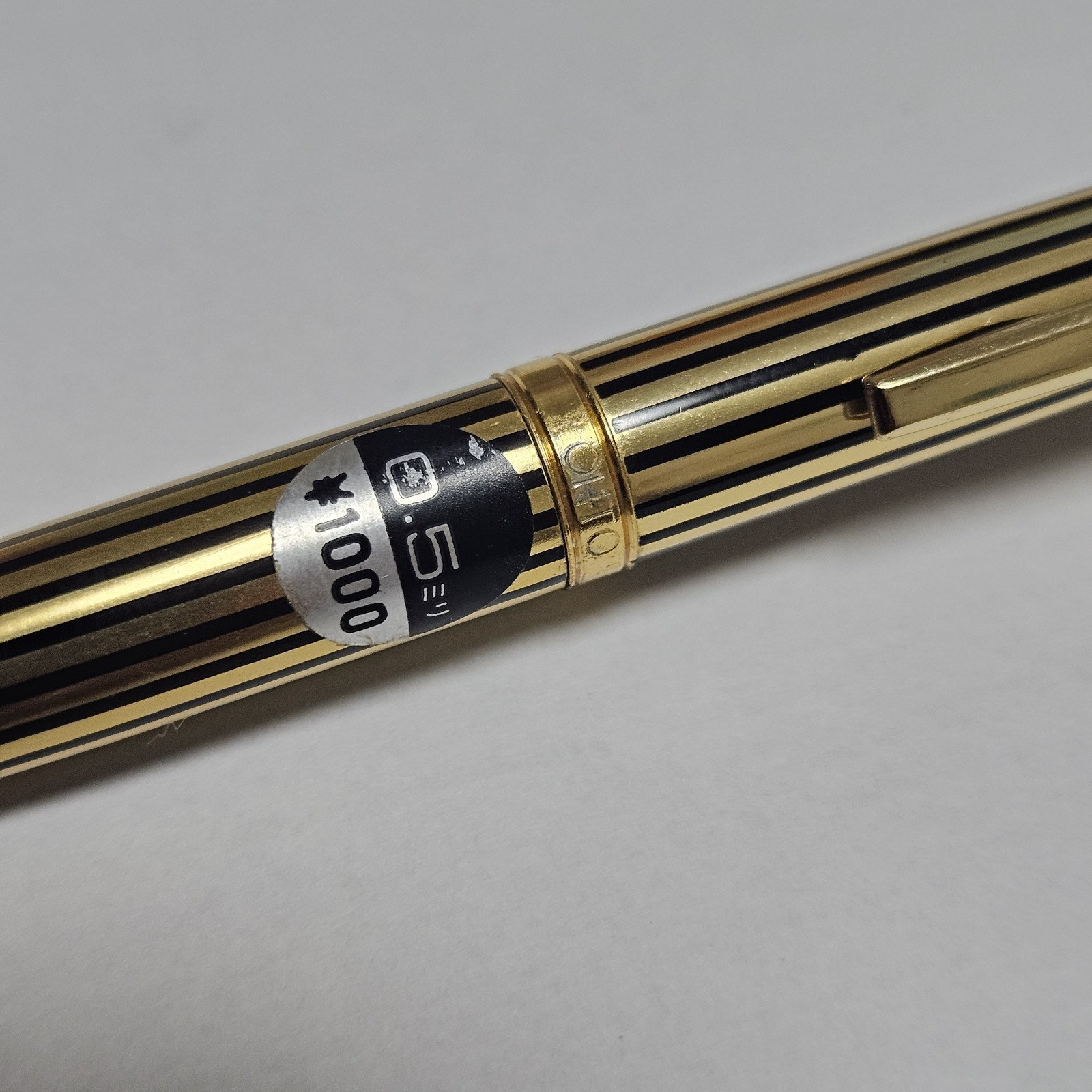 NOS Vintage OHTO Gold Striped Mechanical Pencil 0.5mm Discontinued Japan Rare