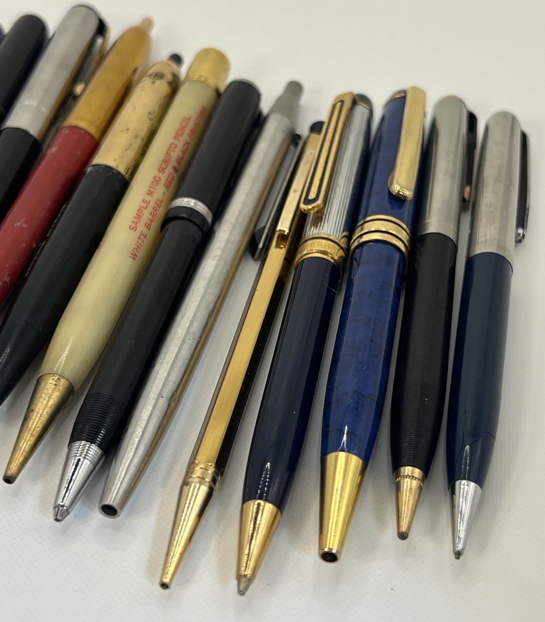 Vintage Pen & Mechanical Pencil Lot 21pc Parker PaperMate Scripto USA