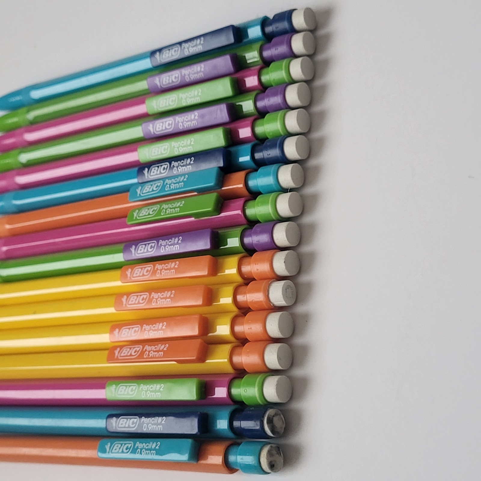 Colorful Mixed Lot of 29 Mechanical Pencils Mostly Bic Paper Mate Sharpwriter