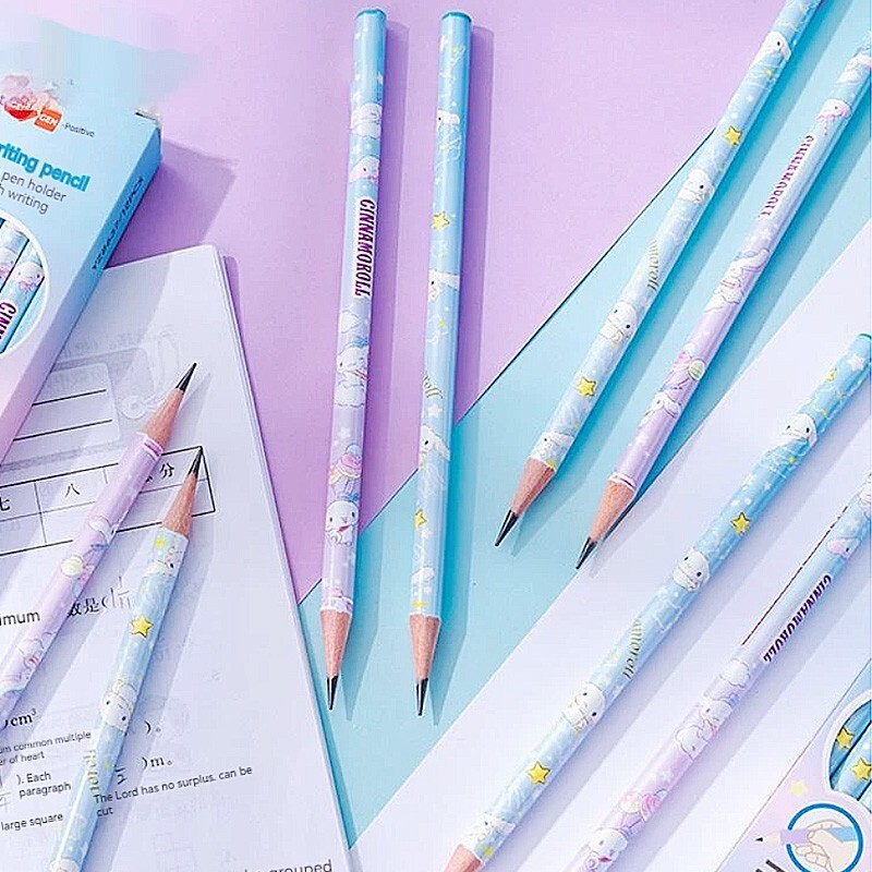 Sanrio Cinnamoroll Pencil 2x Set Original Anime Manga Kawaii Japan NEW
