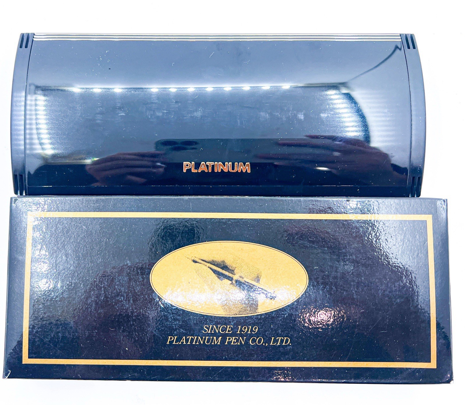 Platinum Twist Click Reproduce Hayakawa Mechanical Pencil Silver 0.5 MM With Box