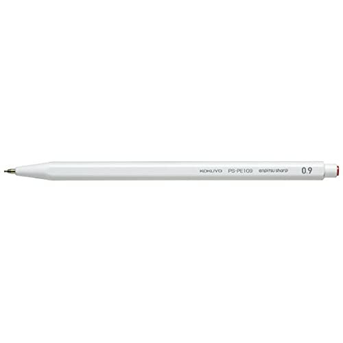KOKUYO Mechanical Pencil (Hanging Pack) 0.9mm White PS-PE109W-1P 10-Piece Set