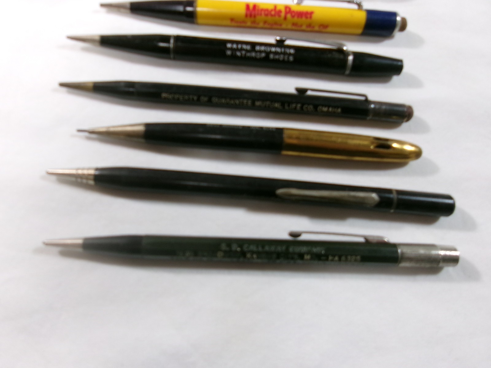 Lot of 11 Vintage Mechanical Pencils For Parts Or Repair (Some Working)