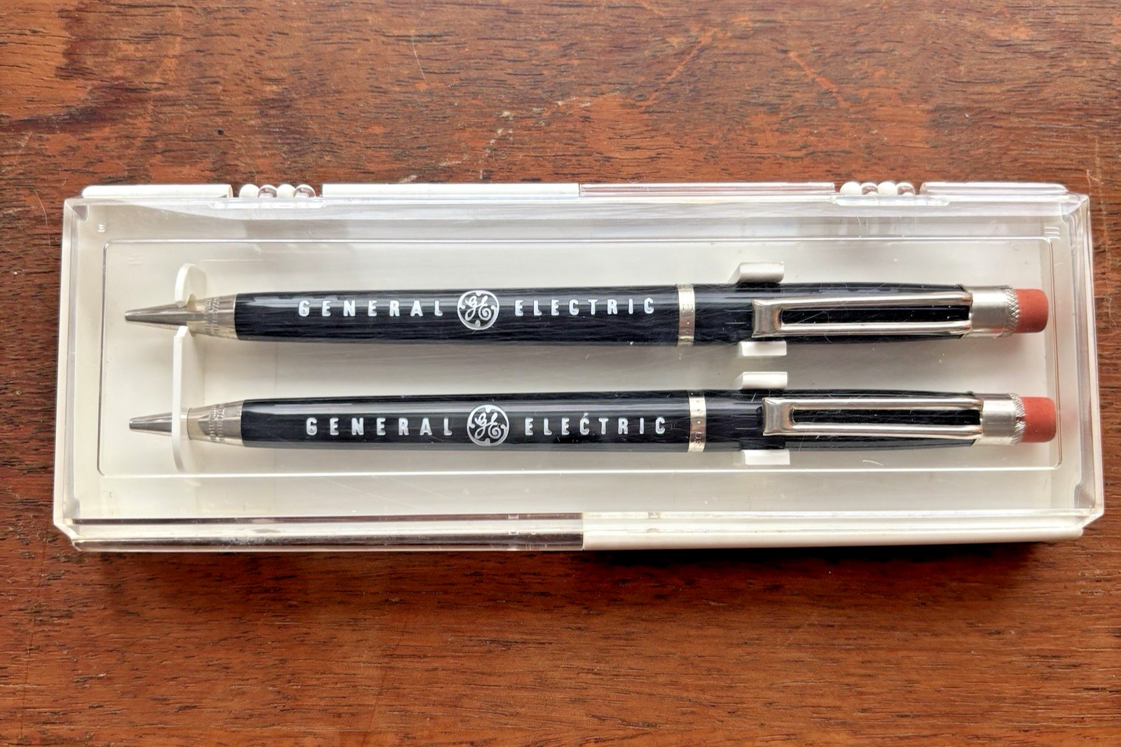 MCM GE General Electric All-Rite USA Mechanical Pencil Set – 1960s Vintage