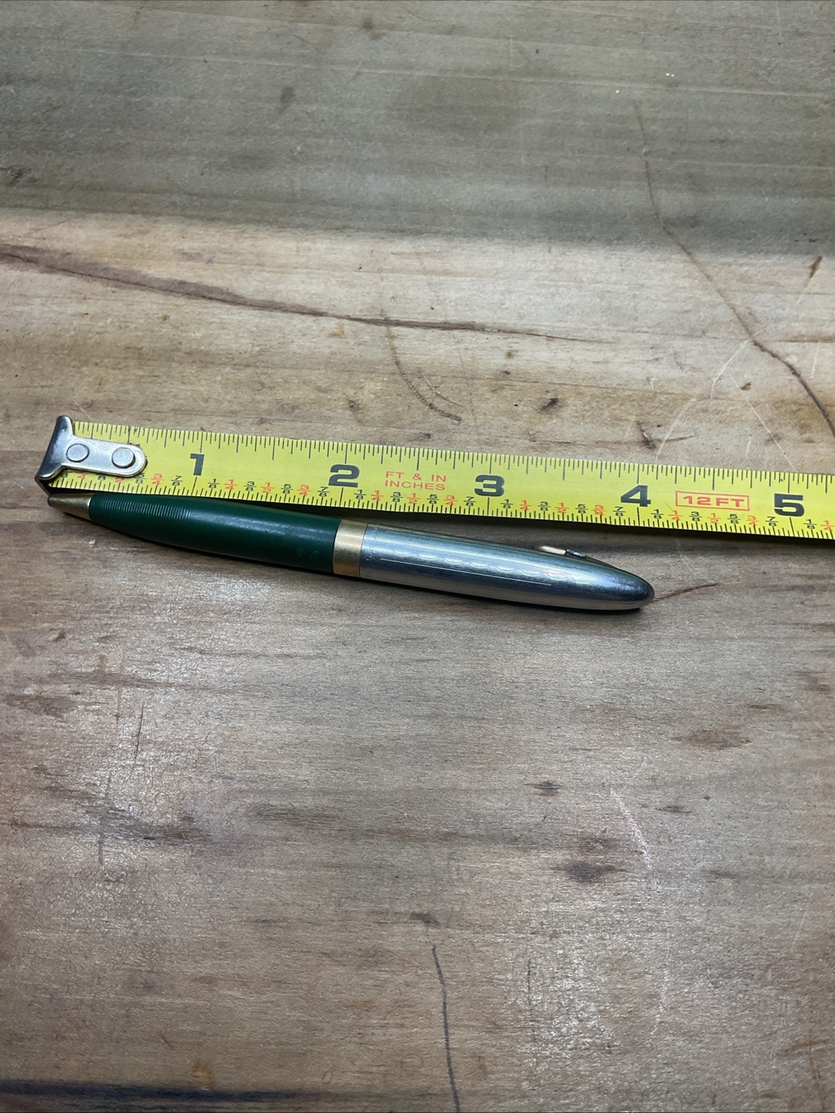 1945 Lifetime Sheaffer’s Forest Green Tucky-Away clip pencil B30