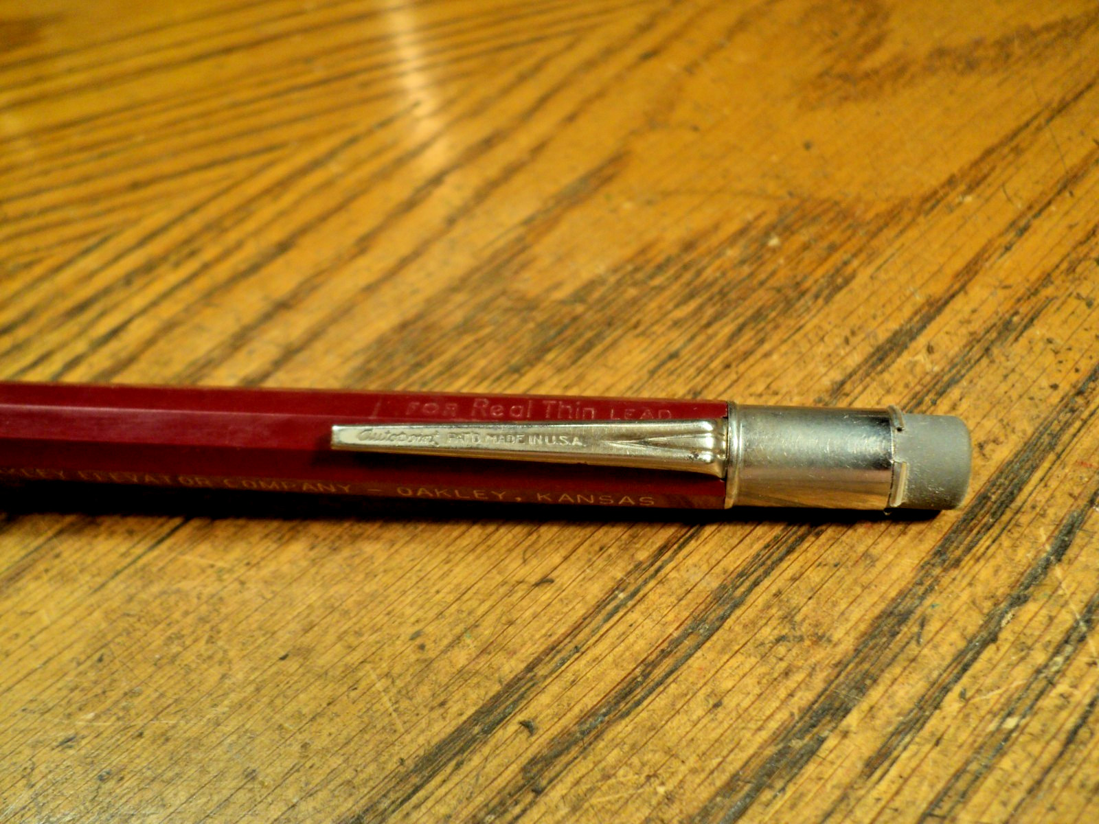 Vintage Autopoint Mechanical Pencil Oakley Elevator Company Oakley Kansas