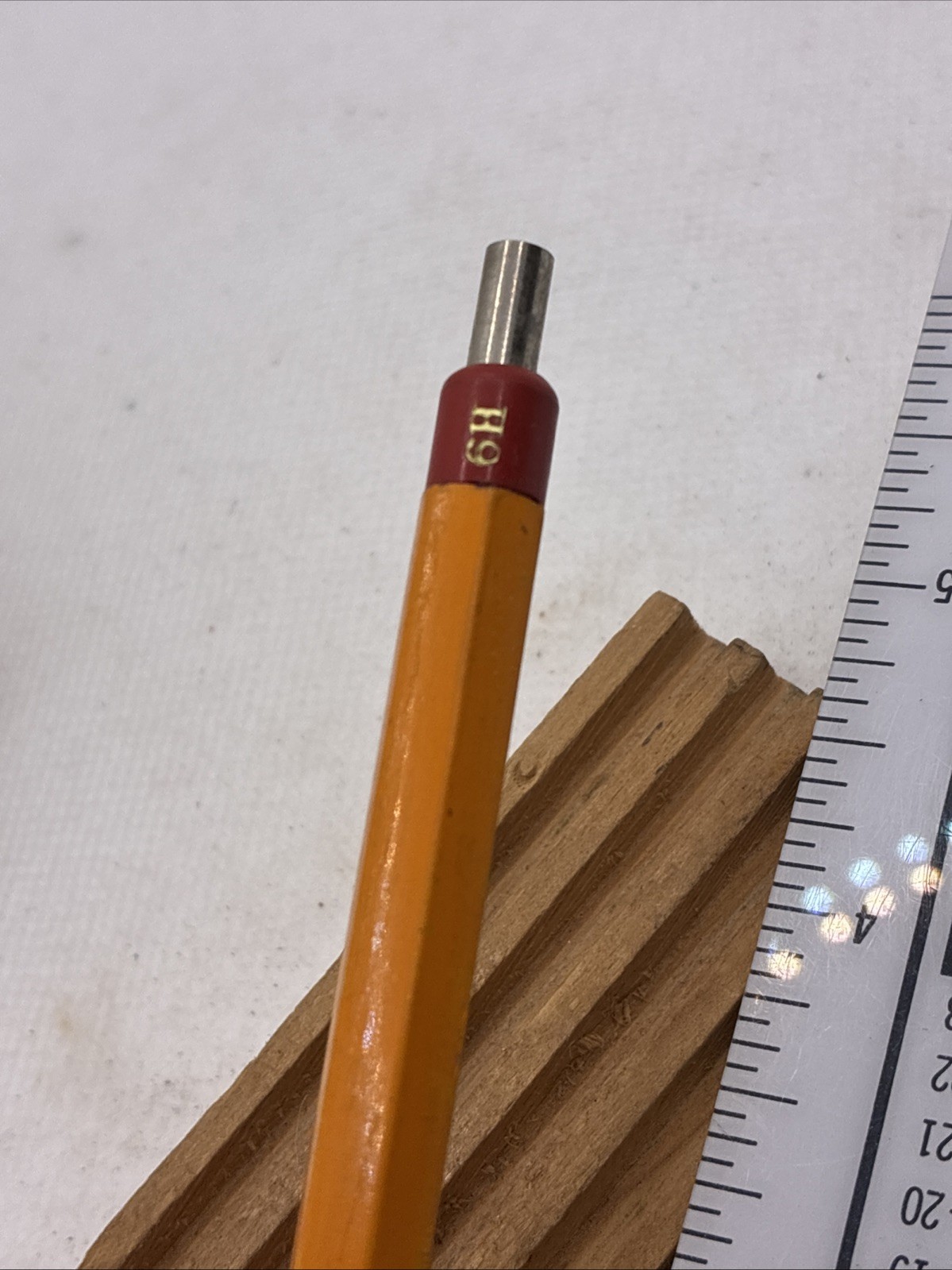 Red pusher EBERHARD FABER 606 ” VAN DYKE ” CHR MO LEADHOLDER pencil 2 mm Loc 2