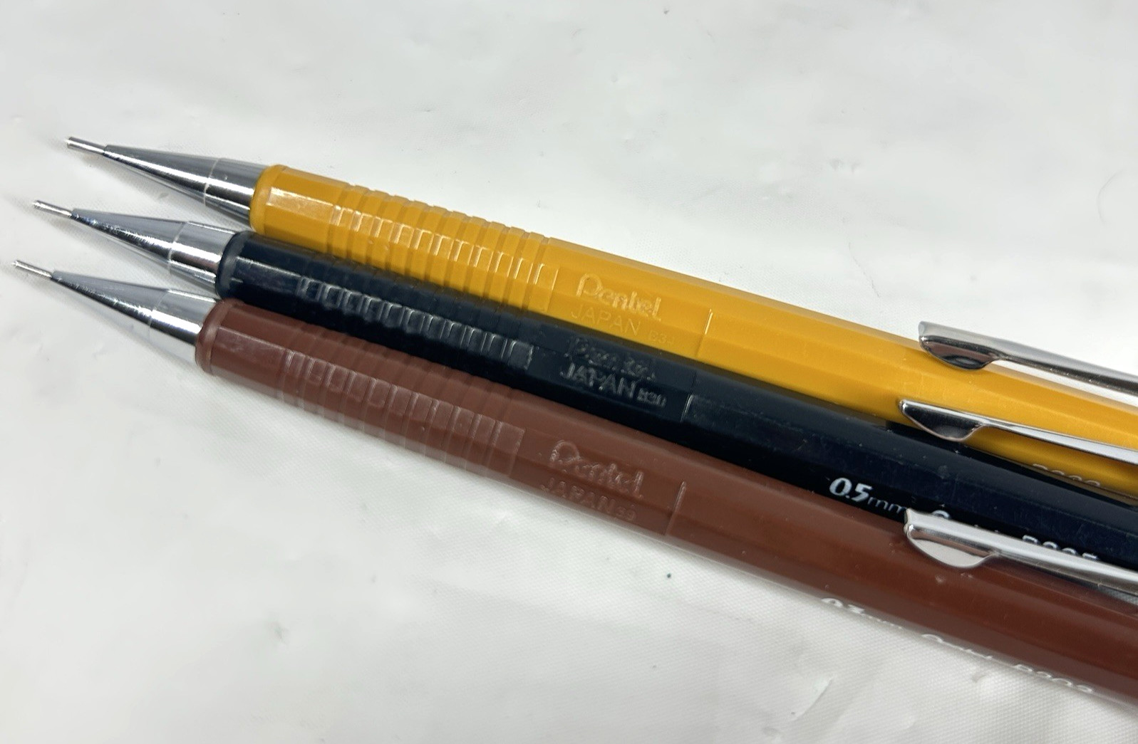 Pentel Mechanical Pencil Lot Drafting Drawing VTG Japan P203 P205 P209 w/Refills