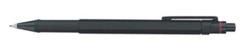 Rotring 600 Pencil Black Brass 0.7 mm Pencil 46581 New In Box New Old Stock *
