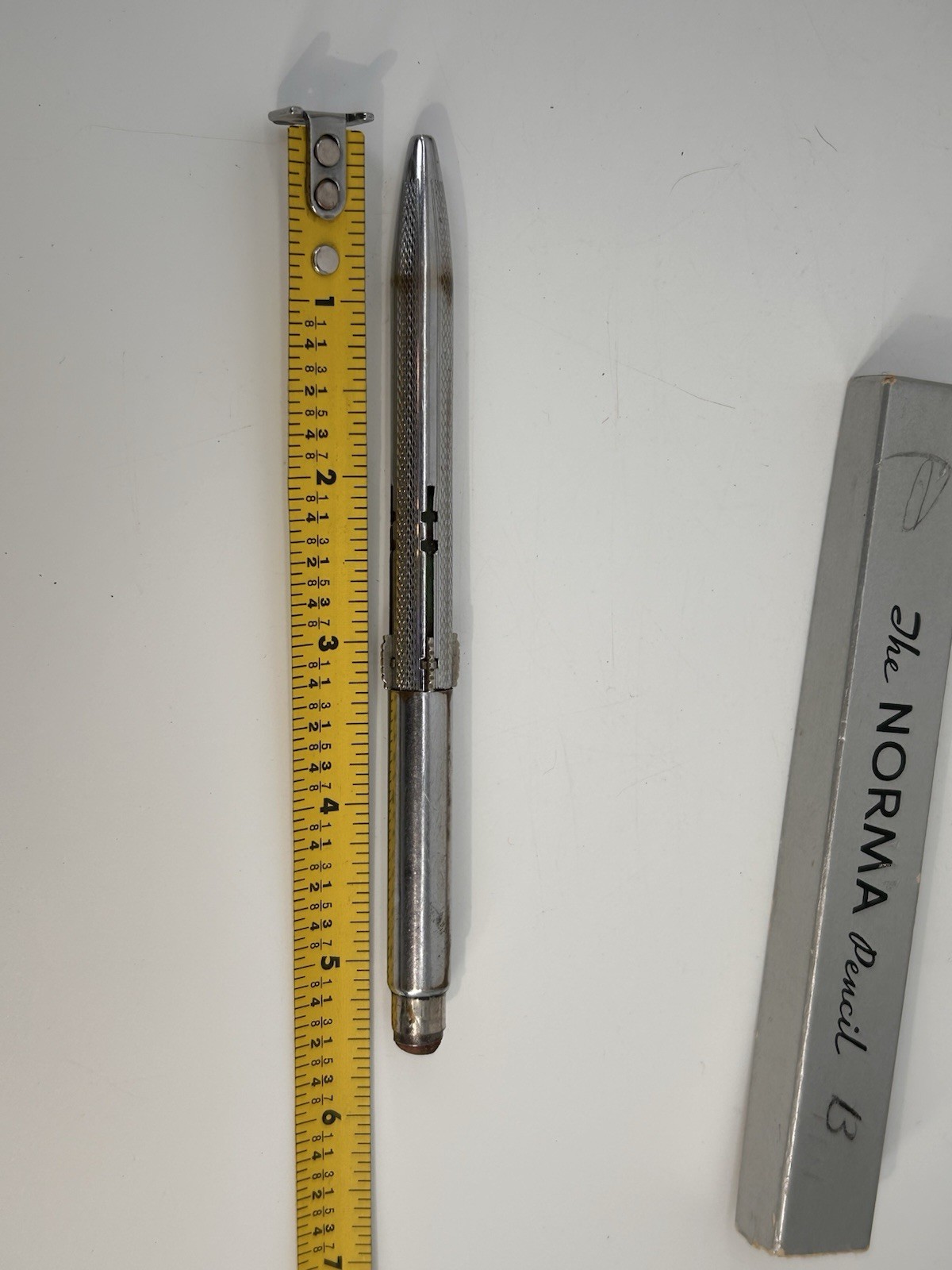Vintage Norma Mechanical Pencil #104 Chrome Multi 4 Color with Box Instructions