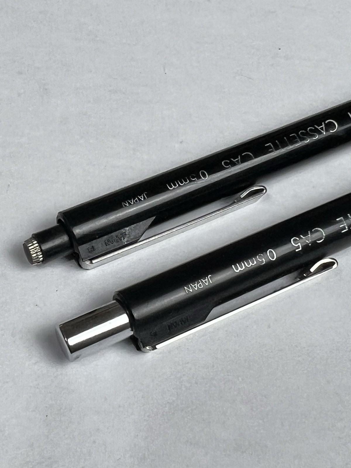 Vintage Berol Cassette CA-7 XL 0.7mm Mechanical Pencil Fine Maroon Barrel Lot 2