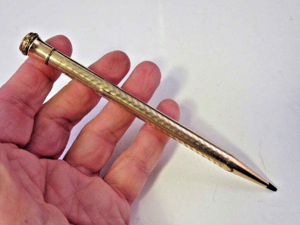 Wahl Eversharp Antique Gold Filled Mechanical Pencil 5.25 inch