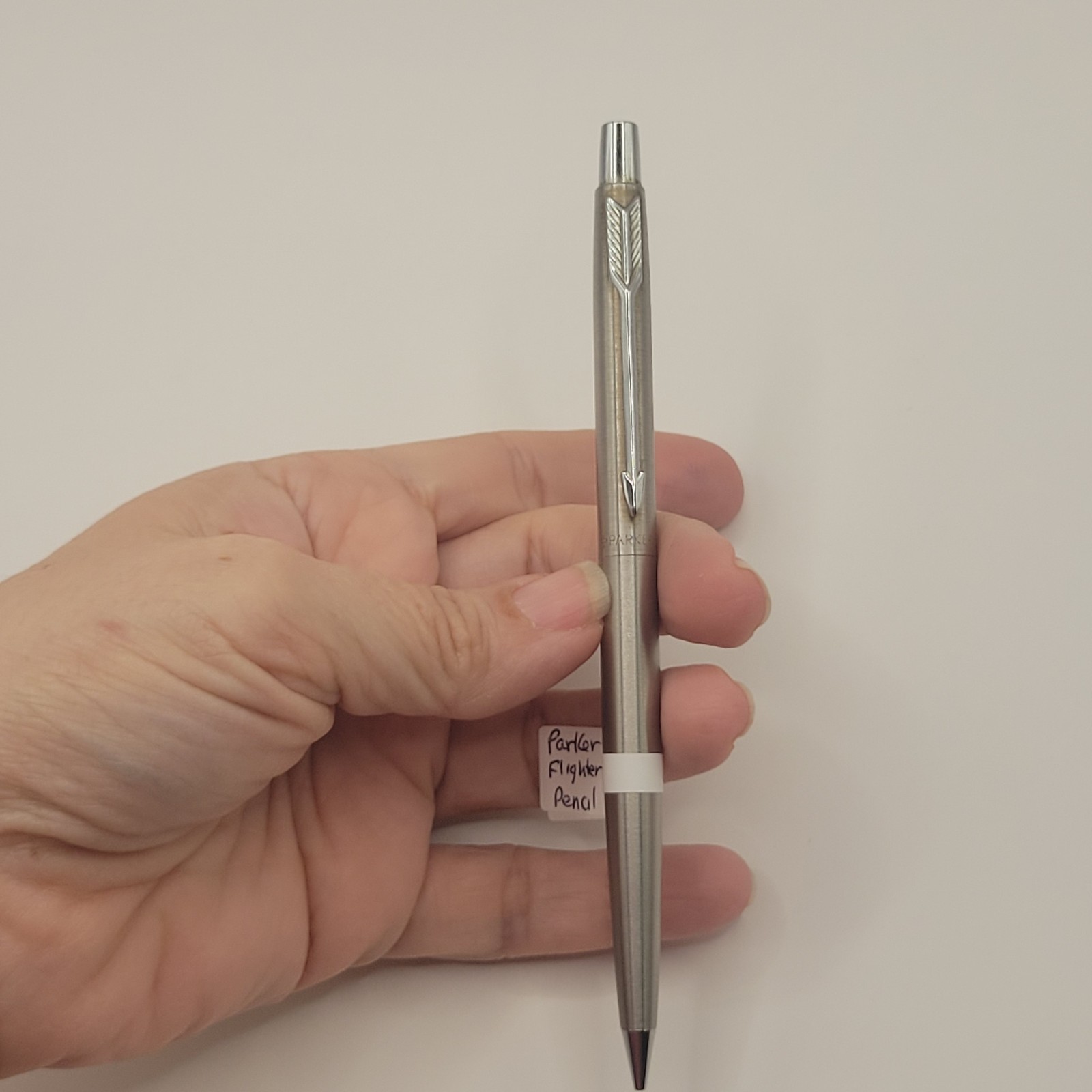Vtg Parker Stainless Steel Classic Flighter Twist Mechanical Pencil QC 1980s USA