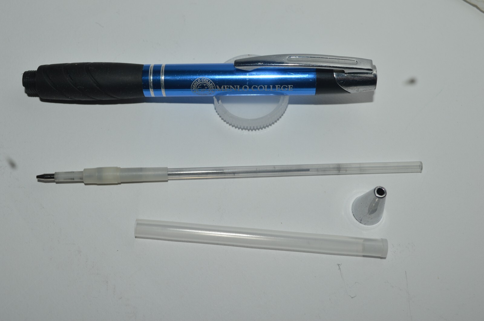 MENLO COLLEGE Automatic Pencil Promotional 0.7mm Blue Ergonomic Grip Tested