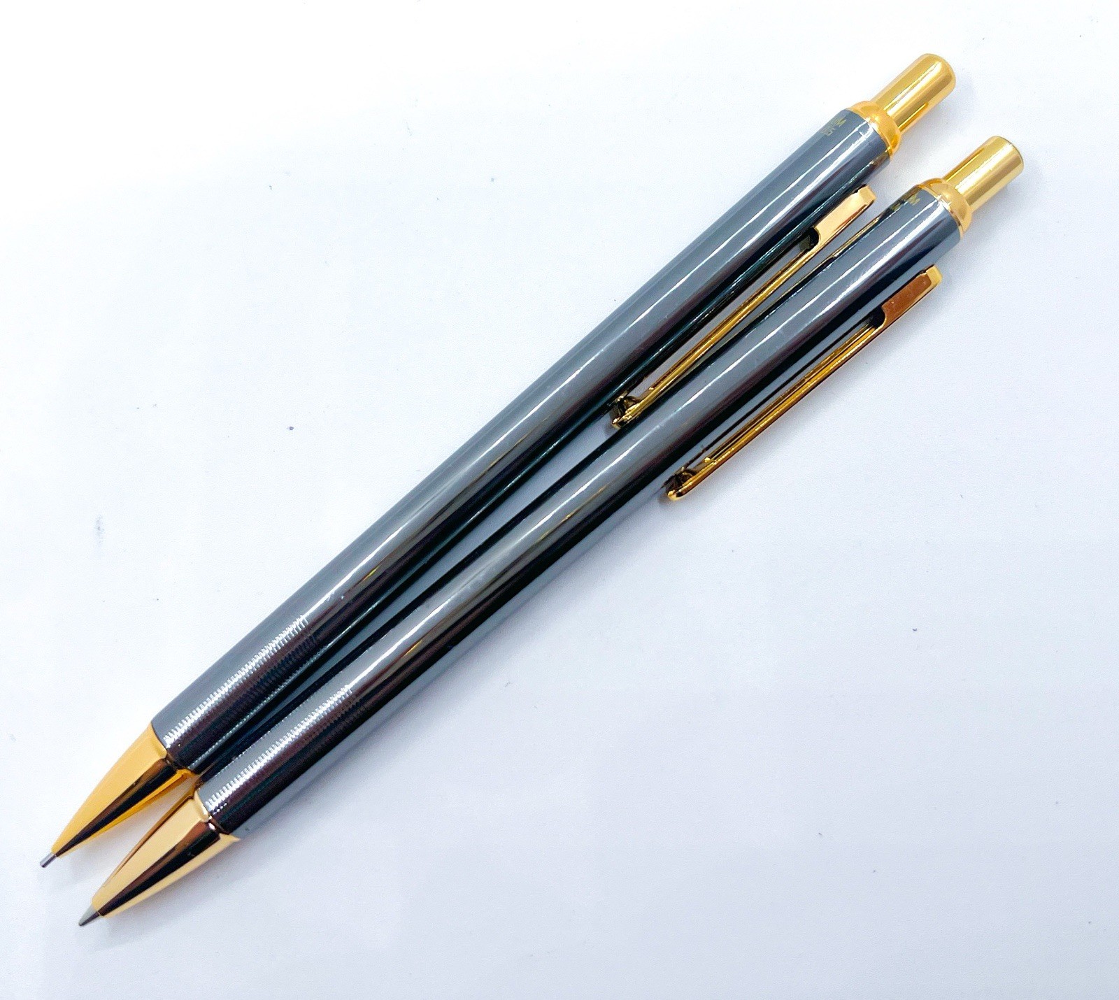 NOS Platinum Sliding Sleeve Mechanical Pencil 0.5mm Sliding Sleeve Ballpoint Pen