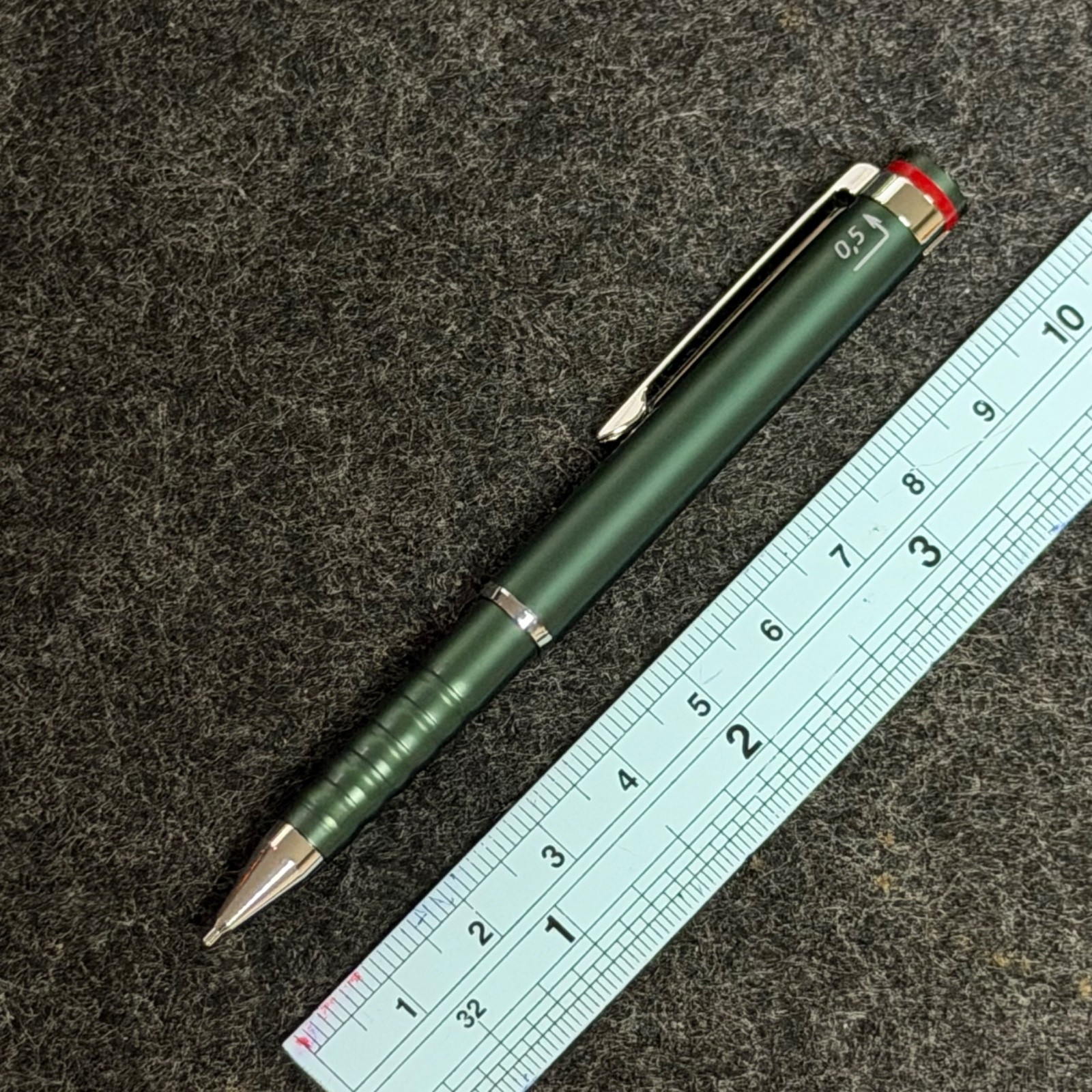 rOtring Esprit Telescopic Pencil 0.5mm Metallic Dark Green NOS New
