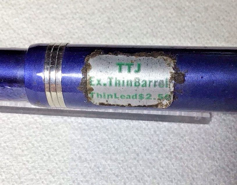 Esterbrook TTJ Ex. Thin Barrel Pencil Cobalt Blue Stickered New Old Stock