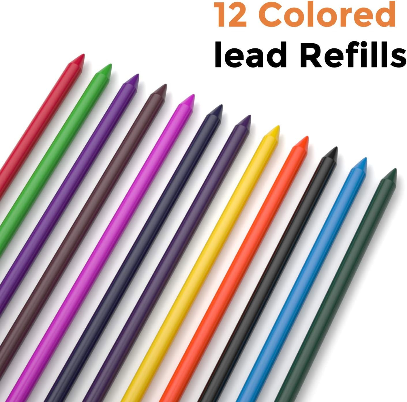 29 Piece 2mm Mechanical Pencil Set with Lead Refills and Sharpeners