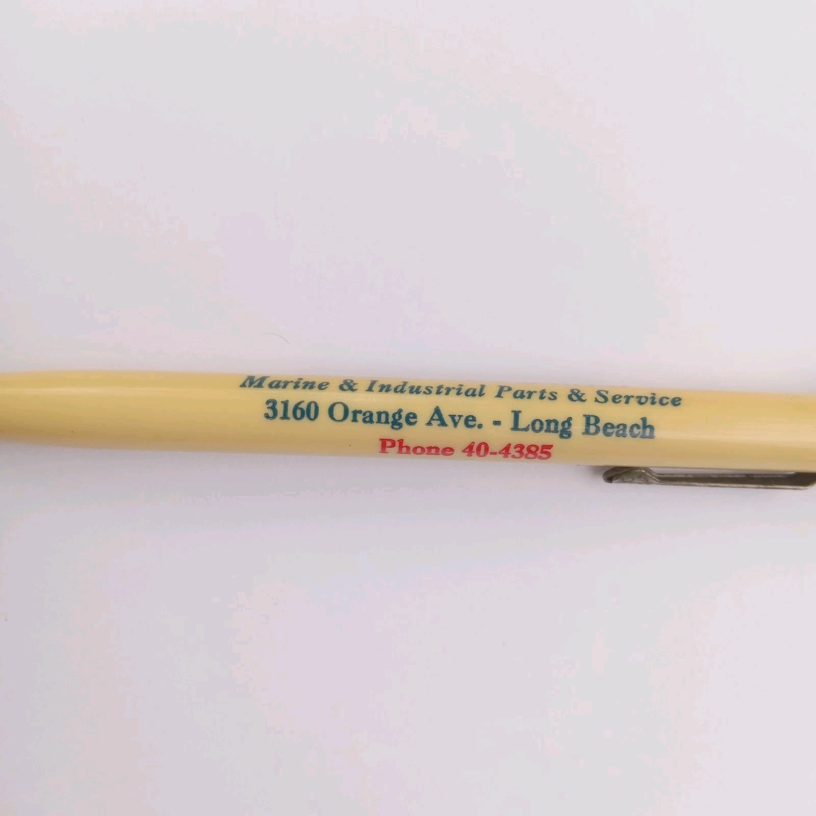 Vintage Scripto Mechanical Advertising Pencil Industrial Power Co Long Beach CA