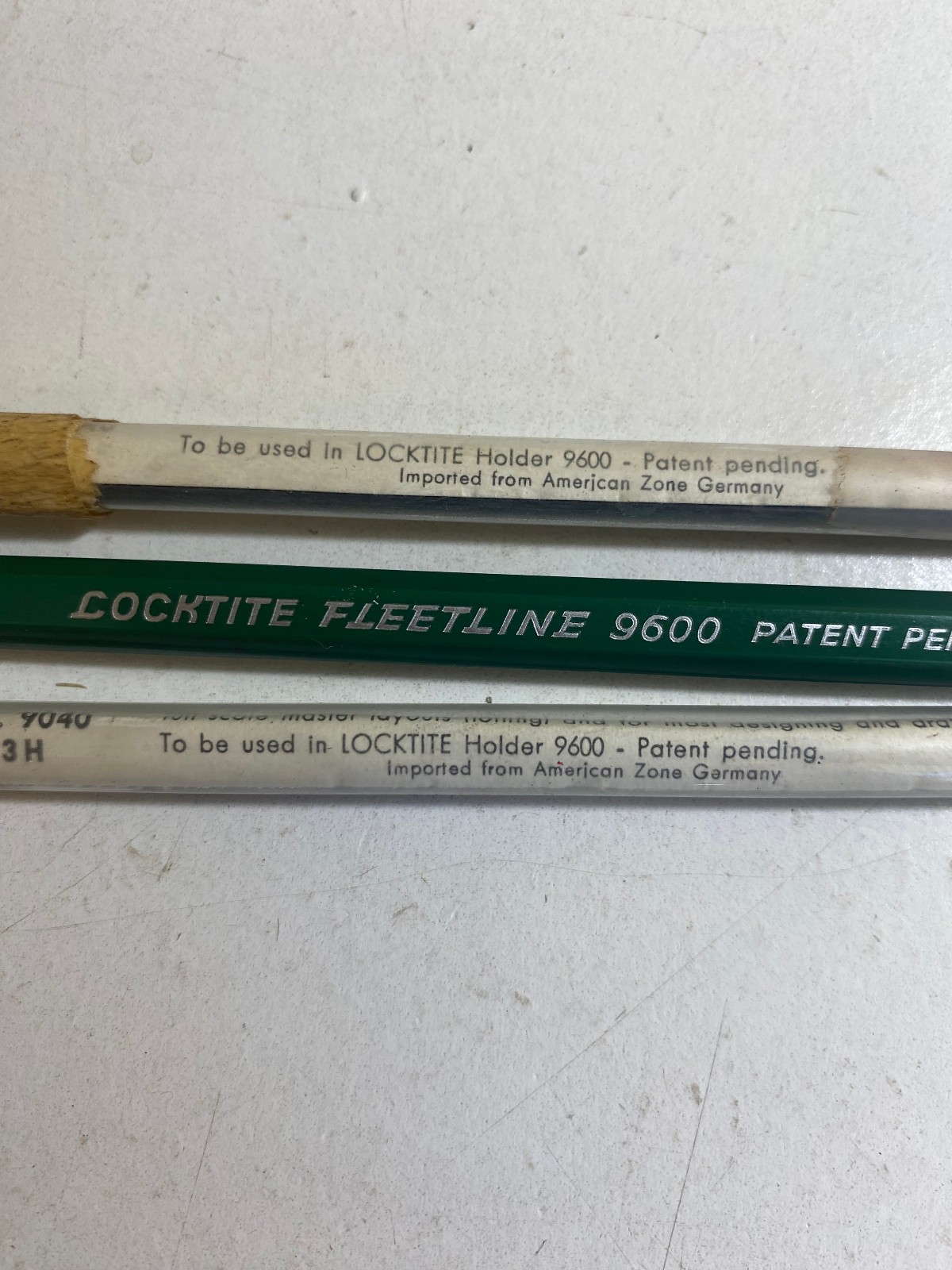 Castell Fleetline Locktite Fleetline 9600 Flat Drawing Leads & Pencil Lot