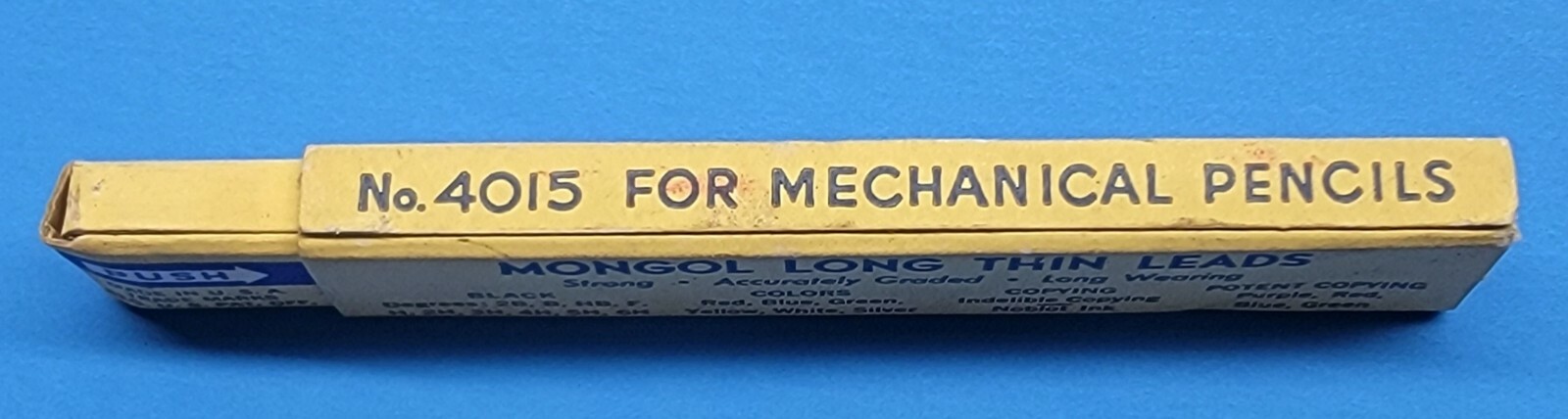 VINTAGE MONGOL LEAD NO. 4015 BLUE EBERHARD FABER