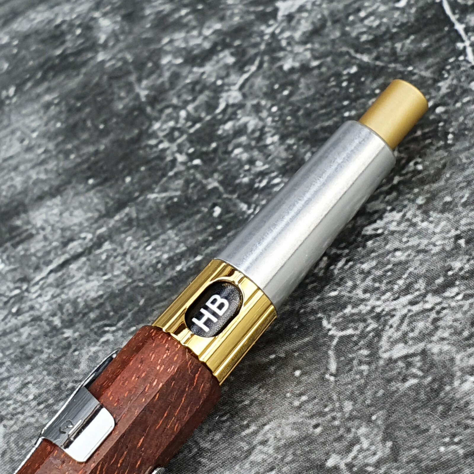 Hand Crafted Pentel PG5 Mechanical Pencil with Octagonal Wood Barrel