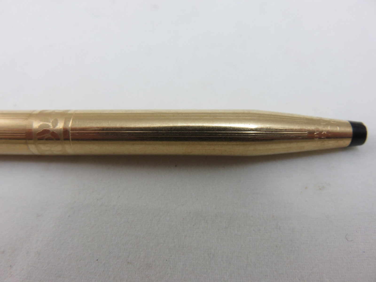 Cross 1/20 14K Gold Filled Mechanical Pencil Rose Etched Vintage Made In USA