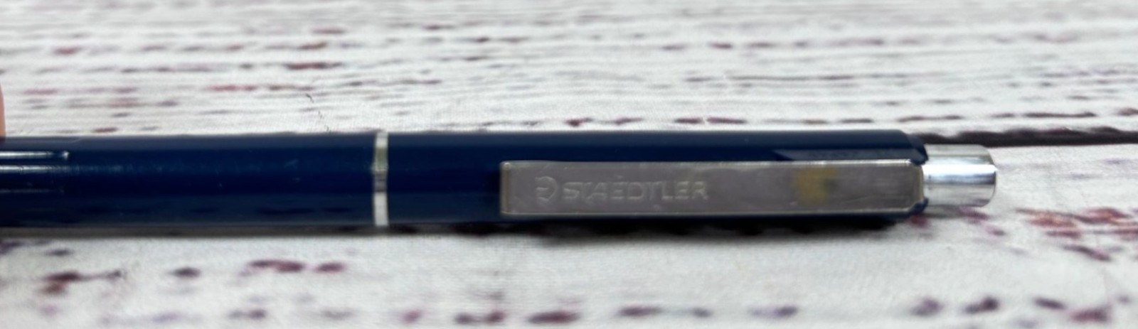 Vintage Staedtler Retro 0.5 Double Push Mechanical Pencil Lot Dark Red Blue