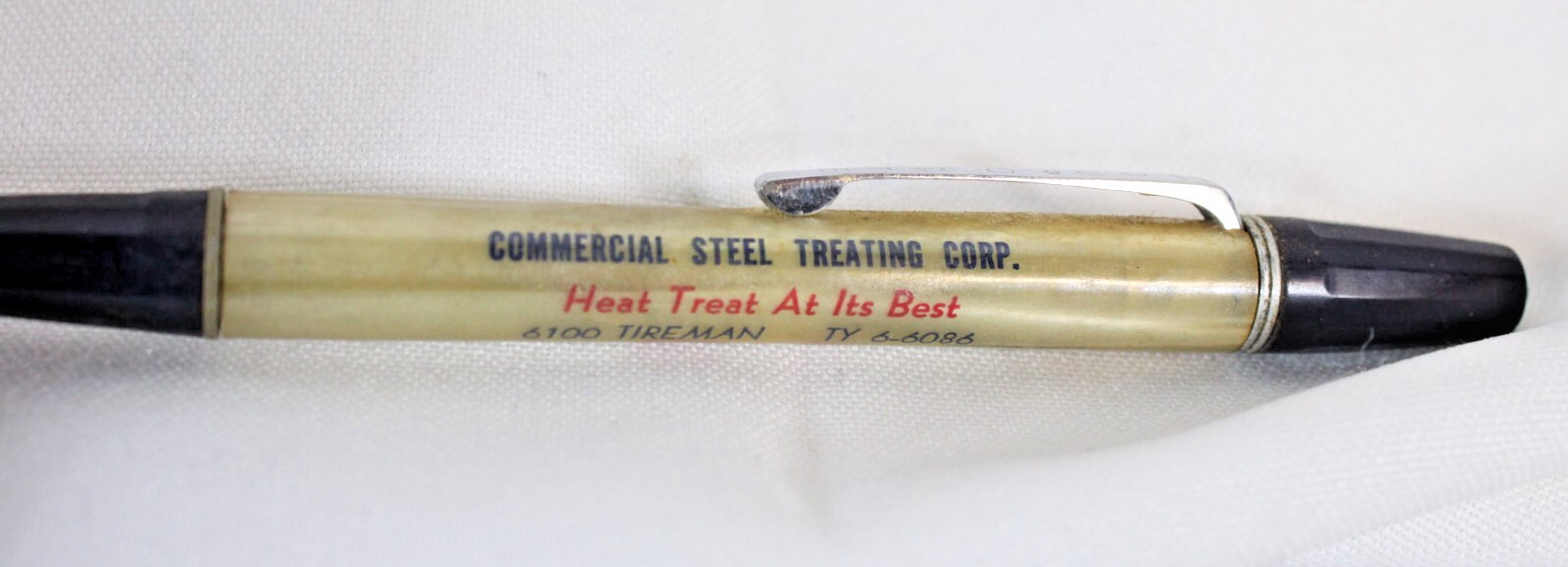 Vtg Durolite Mechanical Pencil Detroit MI Commercial Steel Treating Corp Desk