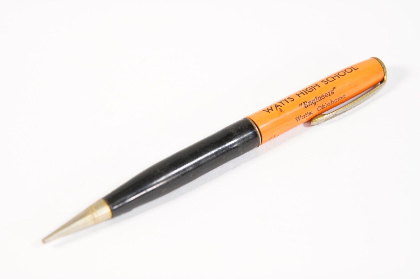 Watts Oklahoma Watts High School Engineers 1950’s Advertising Mechanical Pencil