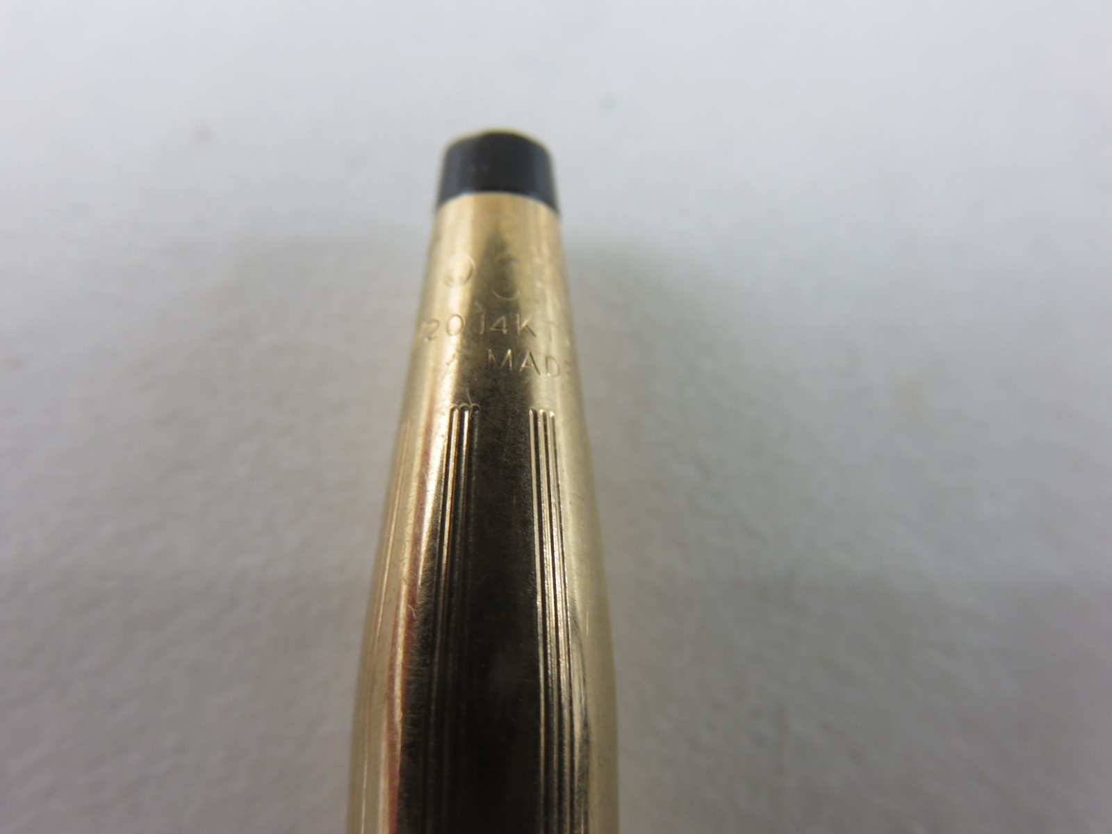Cross 1/20 14K Gold Filled Mechanical Pencil Rose Etched Vintage Made In USA