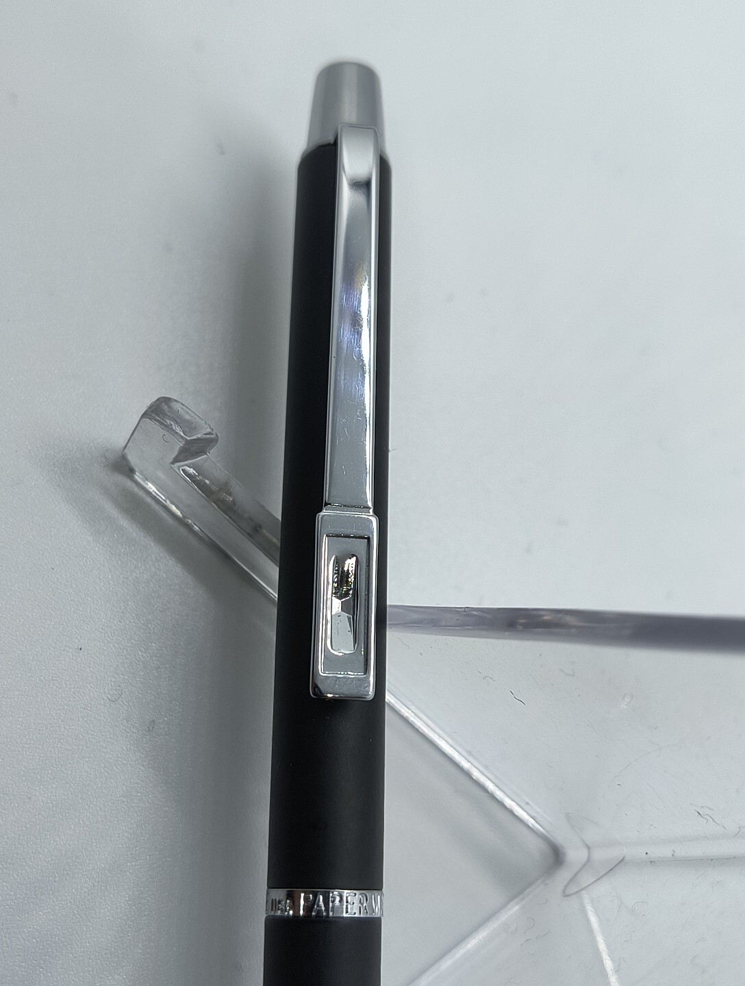 VTH Black Matte Double Heart Paper Mate Working Mech Pencil, 0.09 mm lead. NOS