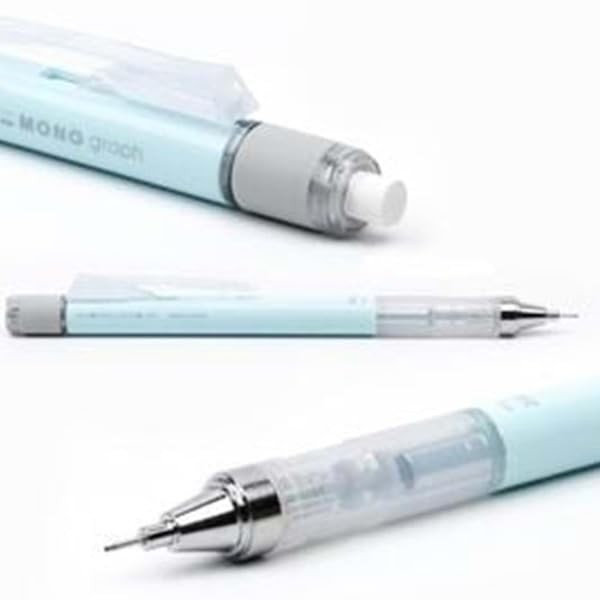Tombow Mechanical Pencil, Monograph Pastel 1 Count (Pack of 1), Ice Blue