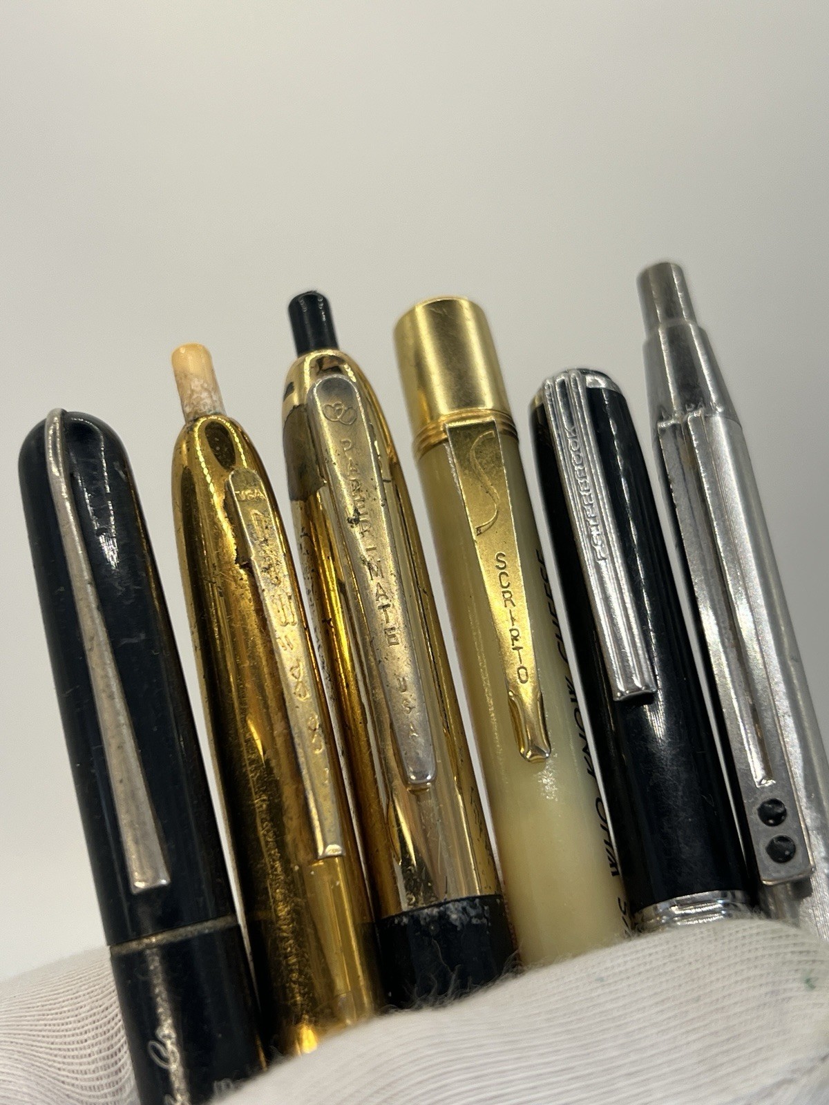 Vintage Pen & Mechanical Pencil Lot 21pc Parker PaperMate Scripto USA