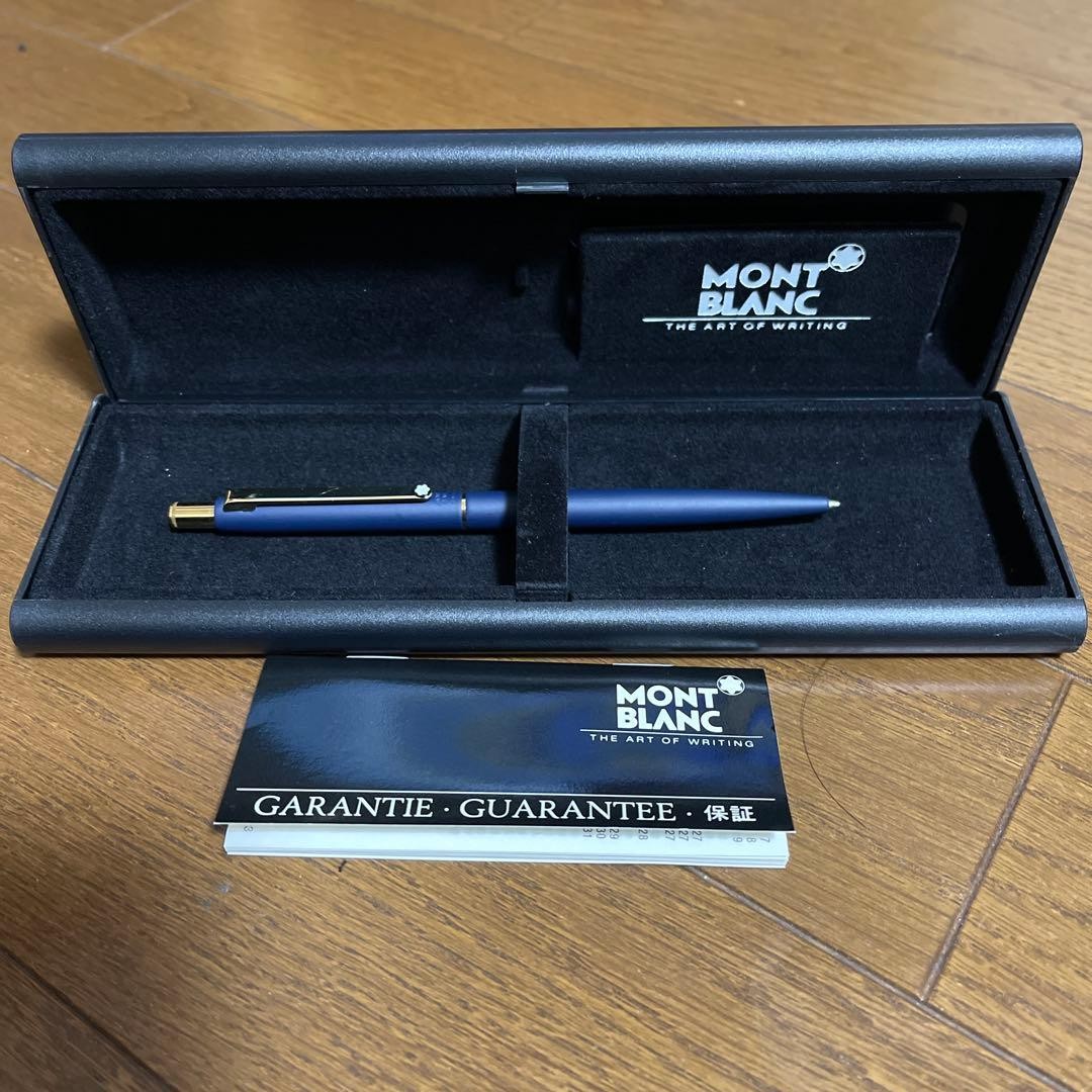 MONT BLANC blue mechanical pencil body with case