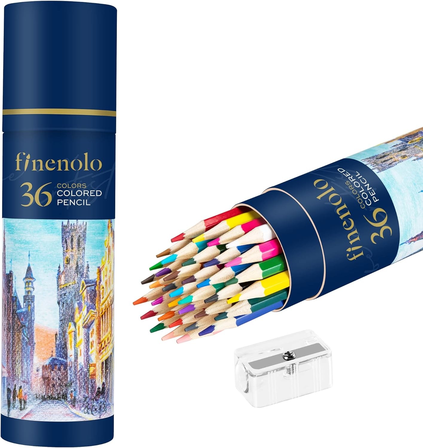 36 Pack Colored Pencils for Adult Coloring 1 Count (Pack of 36), Multicolor