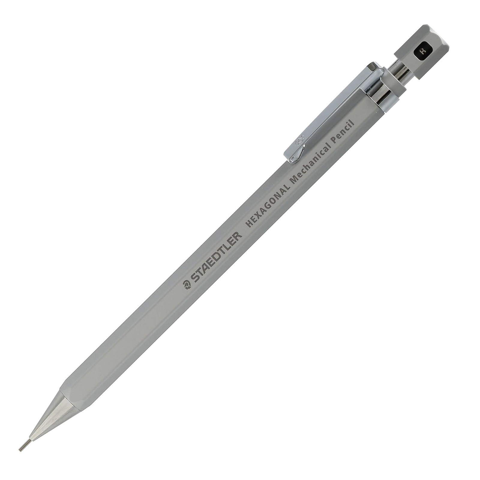 925 77-05S Hexagonal Mechanical Pencil, 0.5mm [Silky Silver]