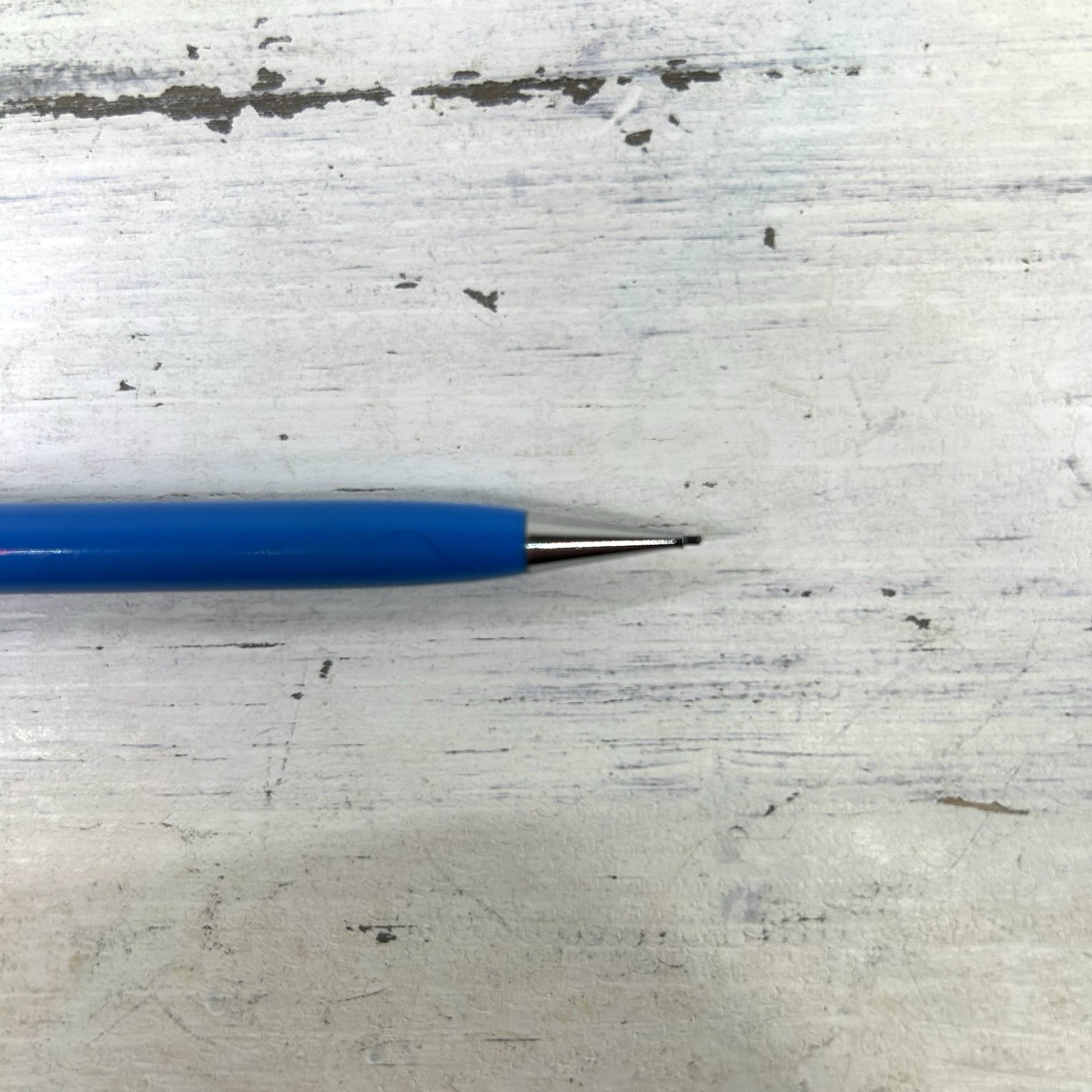 Vintage SCRIPTO Mechanical Pencil Korea Blue w Chrome 1970’s