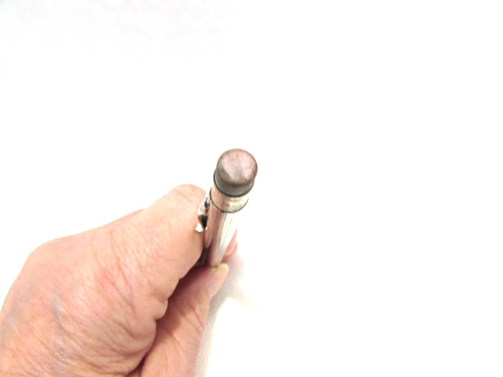 Vintage Sterling Silver 925 Mechanical Pencil – Has Lead and is Working