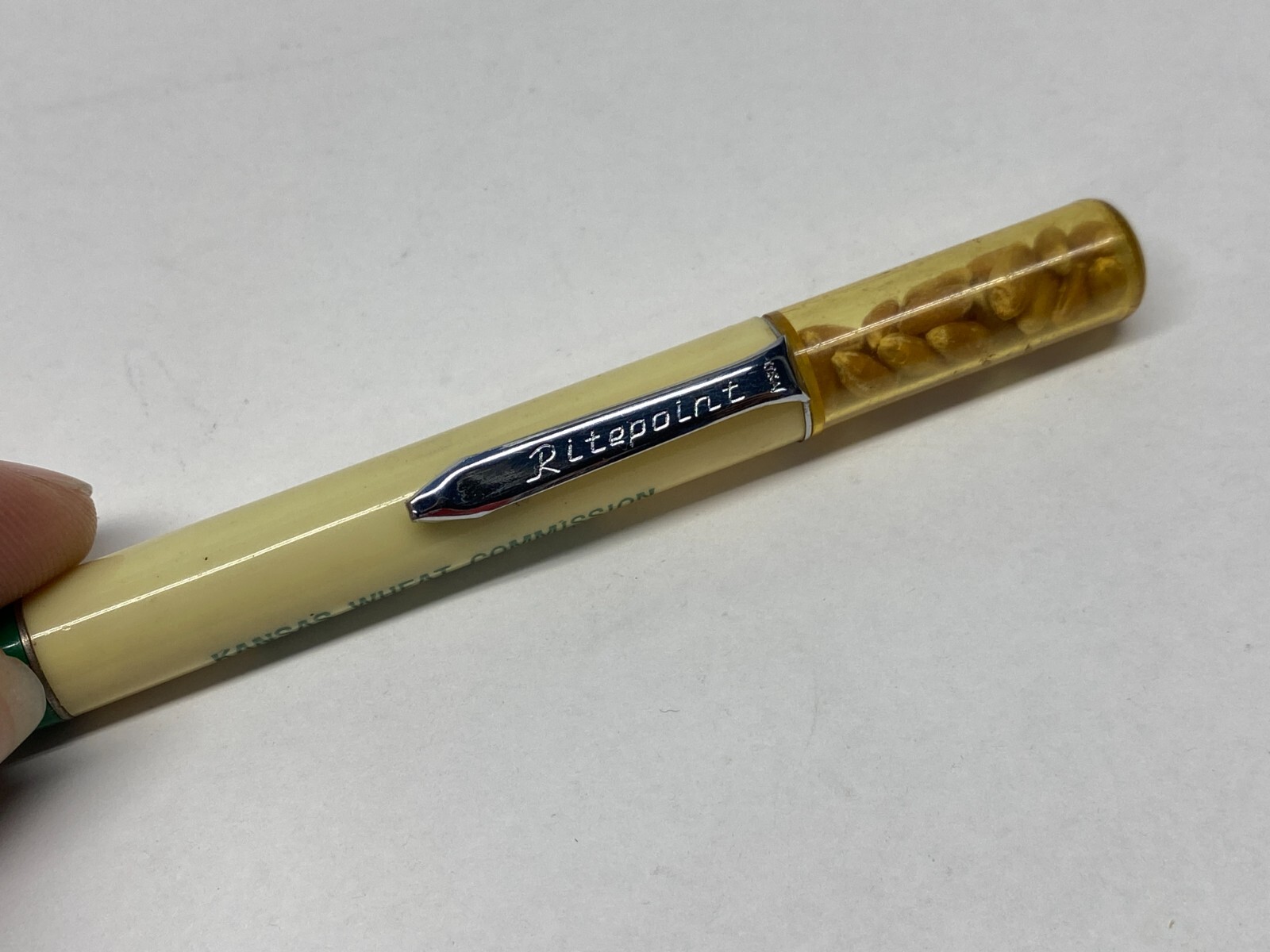 VTG Ritepoint Mechanical Pencil Kansas Wheat Commission Wheat Seeds Clear Cap