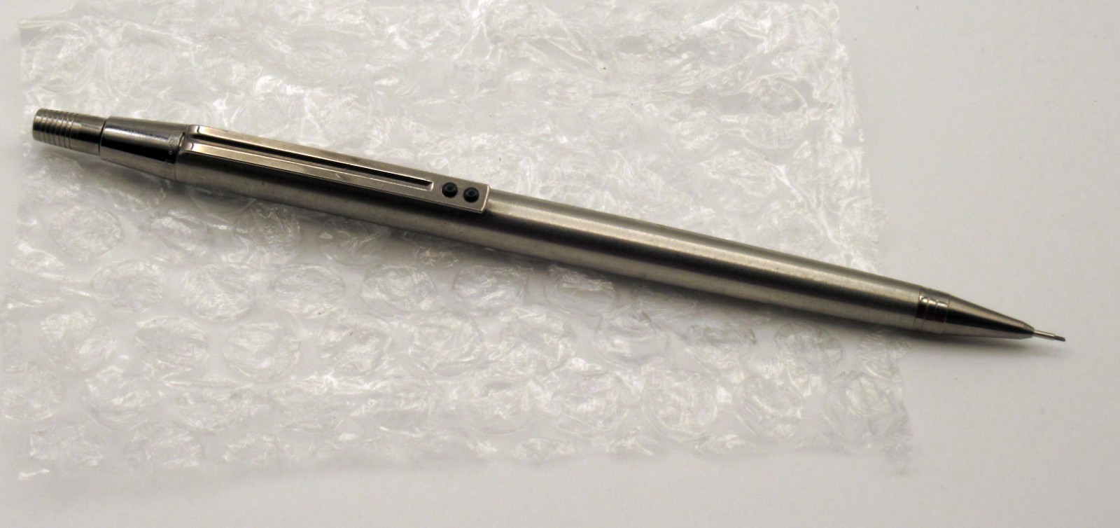 Vintage Inoxcrom 2001 pencil. Chrome 1970s.