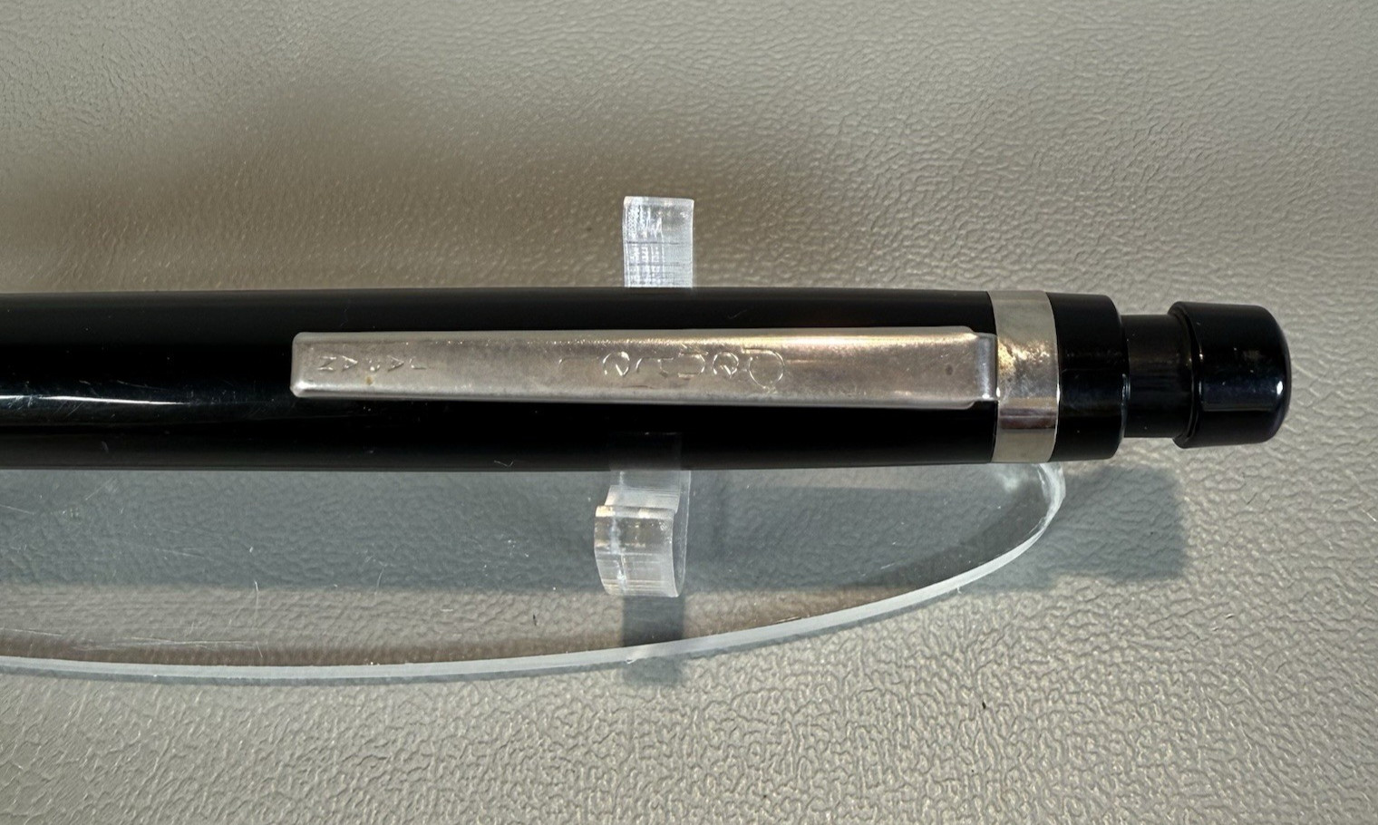 Vtg Pentel P300 Big Pencil 0.7mm Mechanical Drafting Japan Black Silver Tone