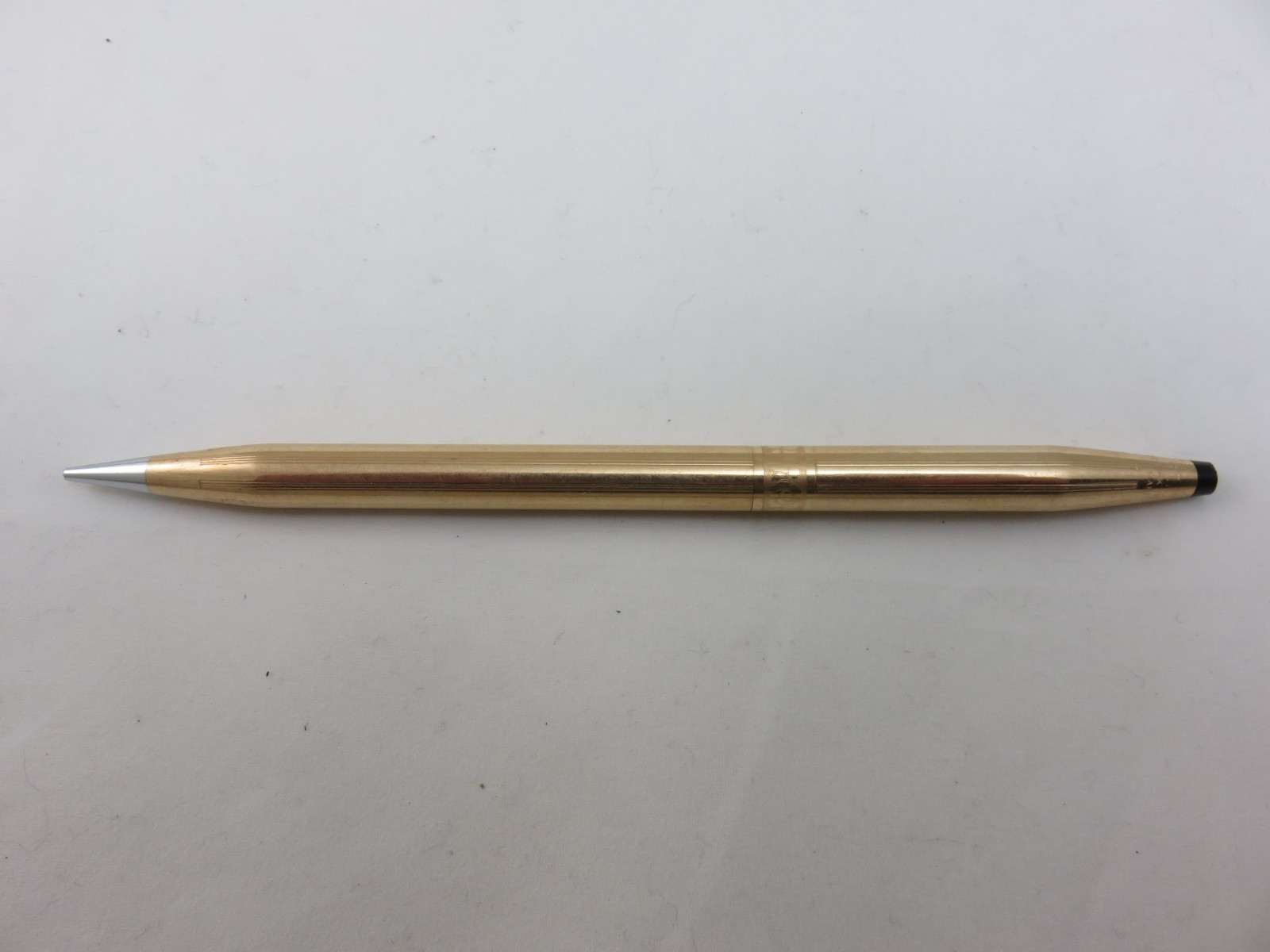 Cross 1/20 14K Gold Filled Mechanical Pencil Rose Etched Vintage Made In USA