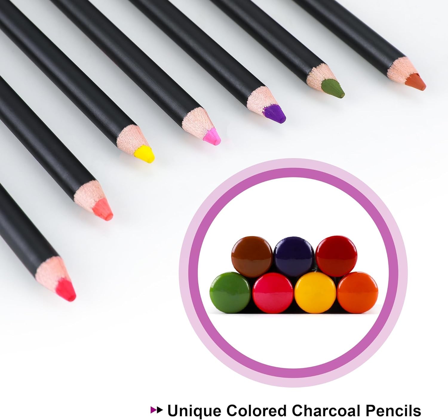 HIFORNY 46 PCS Sketching Drawing Pencil Set,Sketch Pencils Art Supplies with…