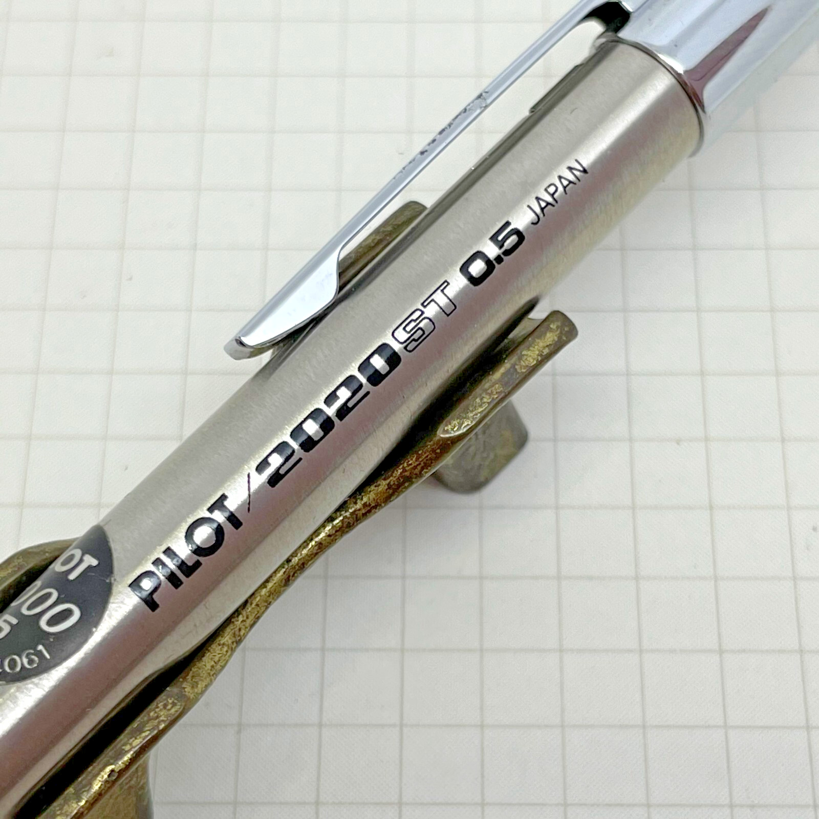 Pilot Mechanical Pencil Shaker 2020 ST Stainless Steel Old Stock Made in Japan