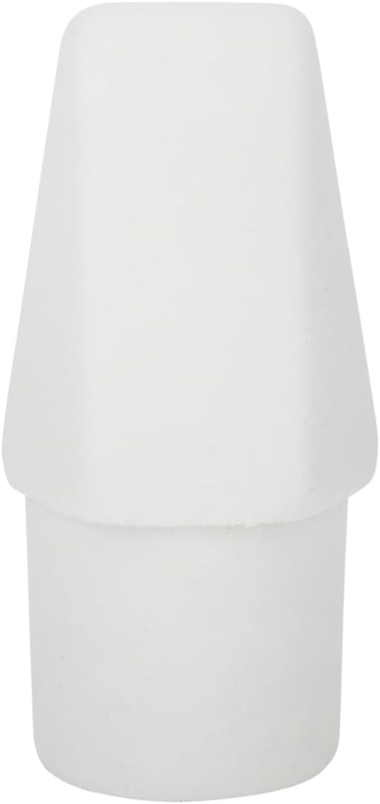 10 Count Pencil Cap Erasers in White, Ideal for Smooth Writing and Drawing