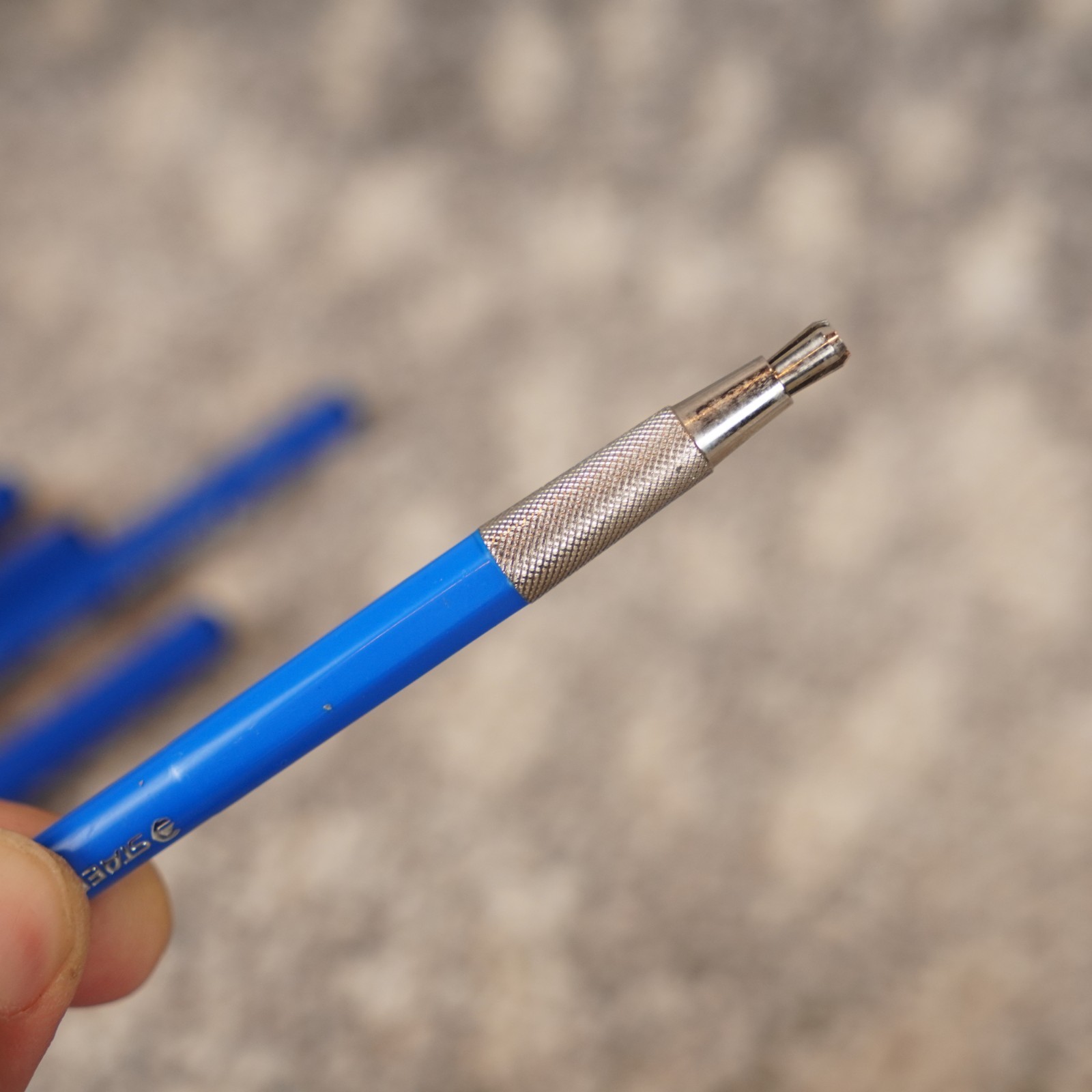 Lot Of 3 Vintage Staedtler Mars 780 Drafting Pencil With 10 Pencil Leads &Eraser