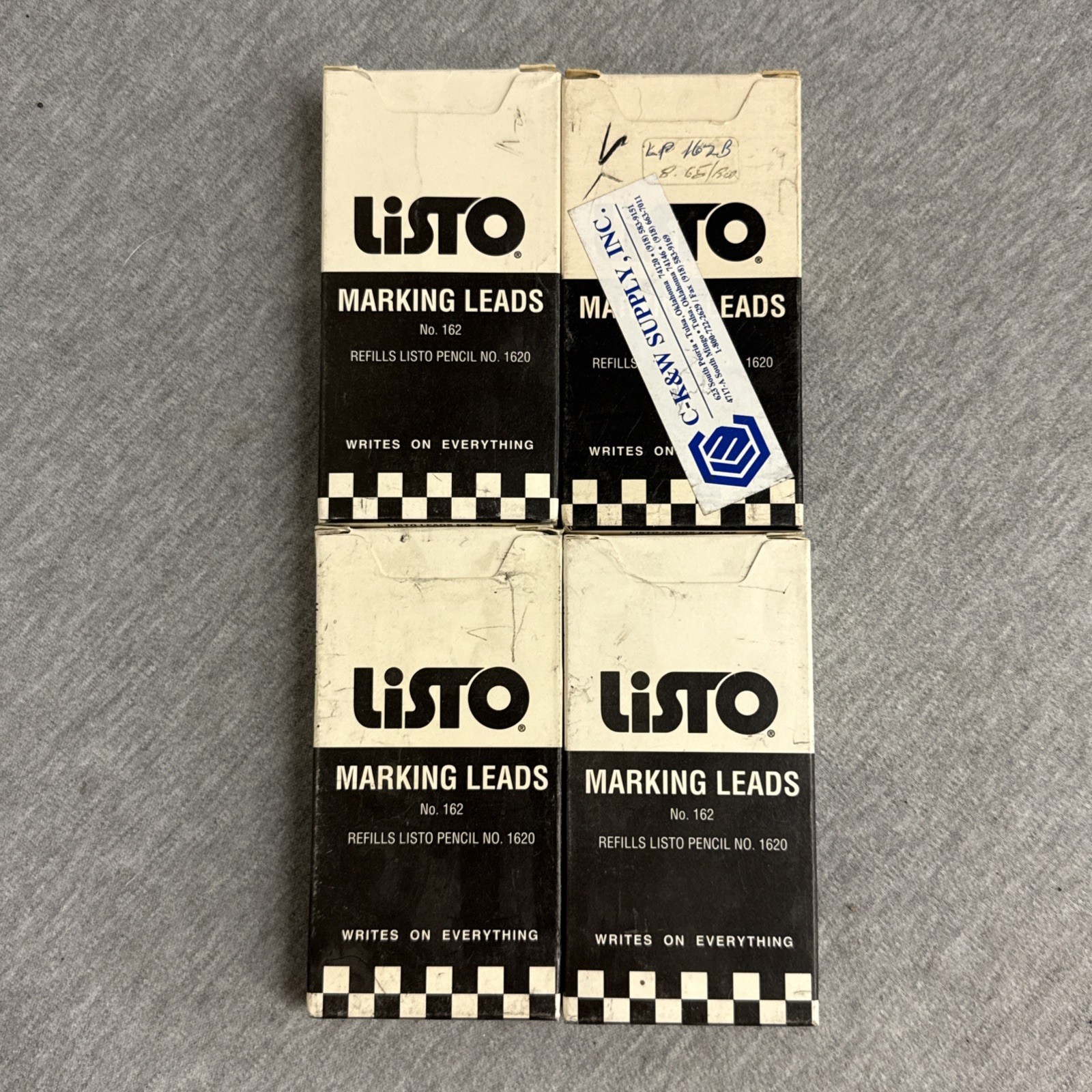 Listo Marking Leads No. 162 Pencil Refills for No. 1620 ( 288 refills) – Black –