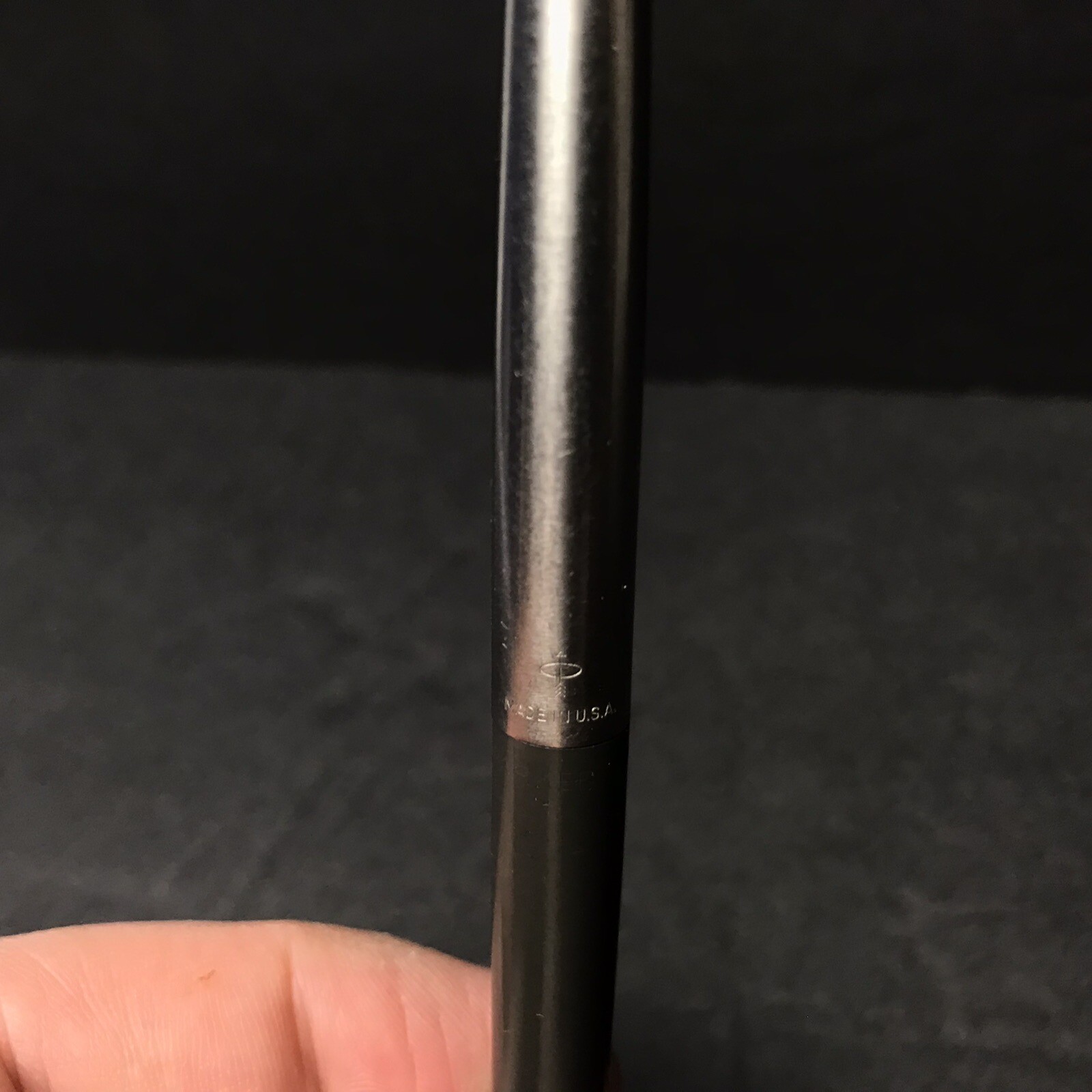 Vintage Parker Mechanical Twist Pencil Gray Silver (Crack in Barrel)