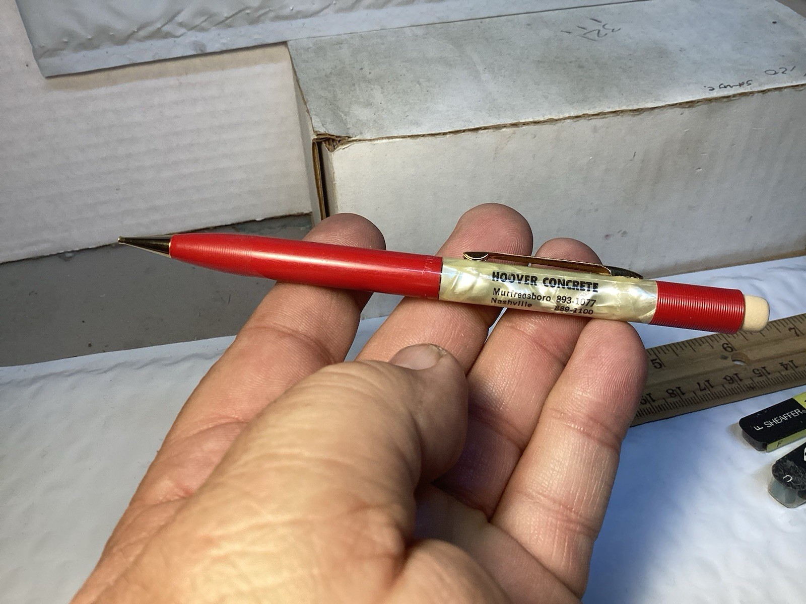 Vintage Sheaffer Mechanical Pencils Lot Of Two. With Extra Lead And Erasers. Exc